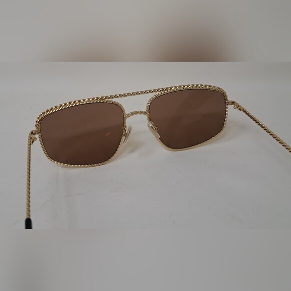 Lanvin Paris Unisex Gold Metal Mono Rope Gold Mirror Pilot LNV128S 58-18-140 main image 14